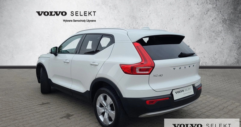 Volvo XC 40 cena 144777 przebieg: 87800, rok produkcji 2020 z Czarne małe 596